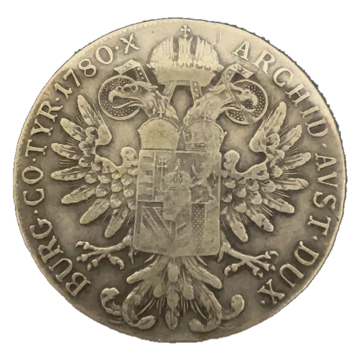 Maria Theresa Thaler (Levant thaler) — Detail