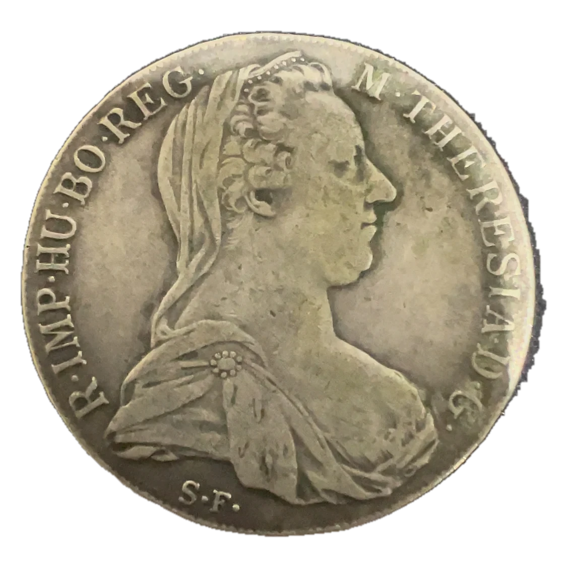 Maria Theresa Thaler (Levant thaler) — Reverse (back)